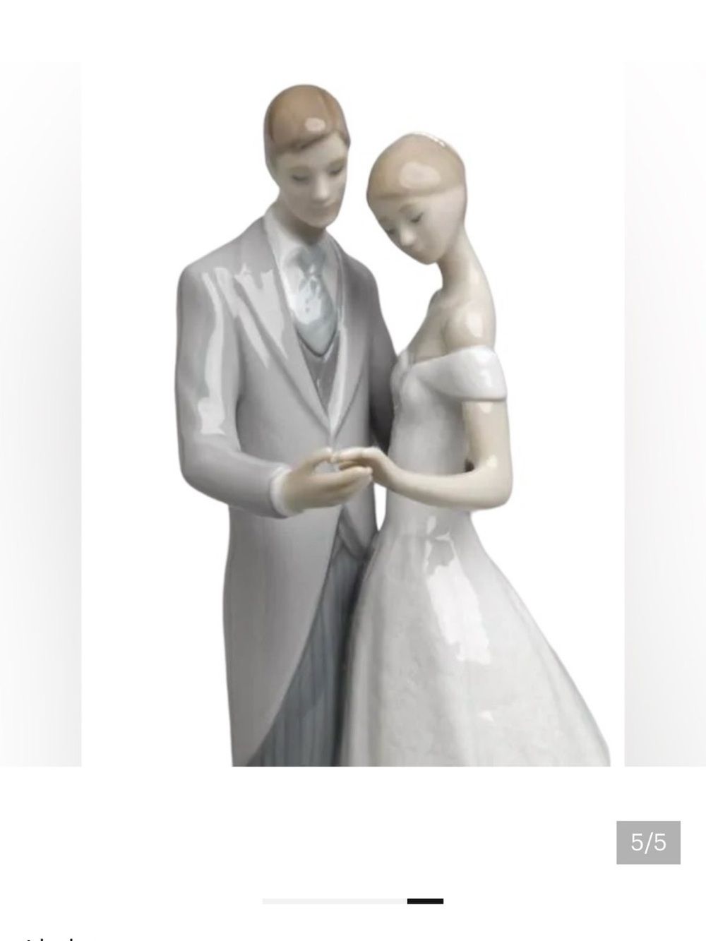 Lladro Together Forever Wedding Statue